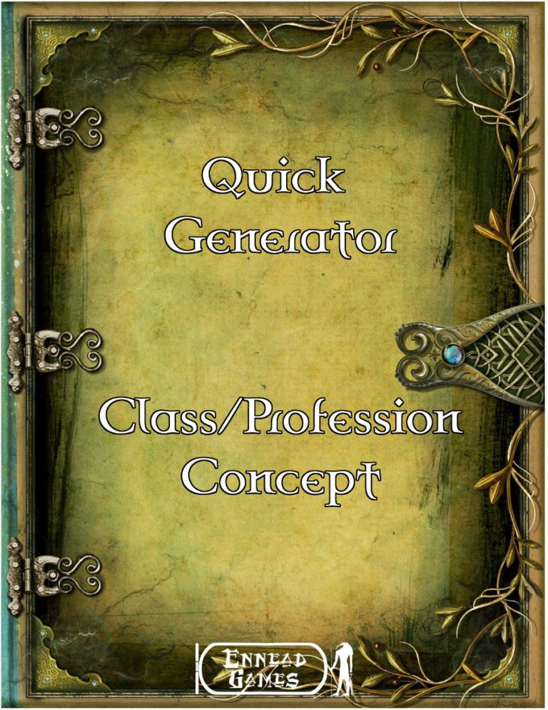 [PDF] - Quick Generator - Class/Profession Concept
