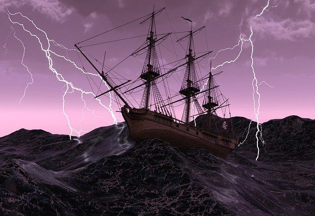 Ship Sailing Vessel Old Pirate Ship  - Noupload / Pixabay
