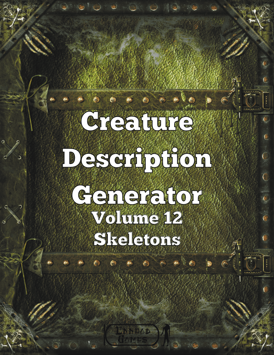 Creature Description Generator Volume 12 - Skeletons