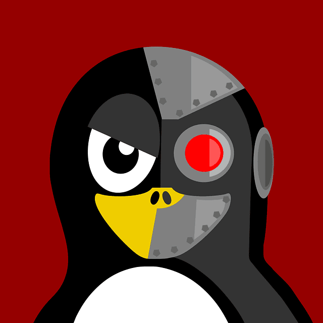 Cyborg Tux Vector Penguin Animal  - PeterM66 / Pixabay
