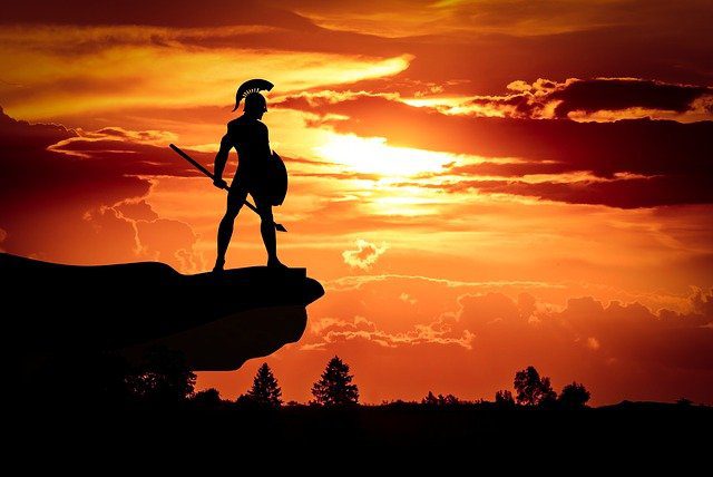 Spartan Army Sun Dusk Roman  - mohamed_hassan / Pixabay