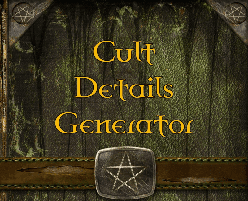 Cult Details Generator