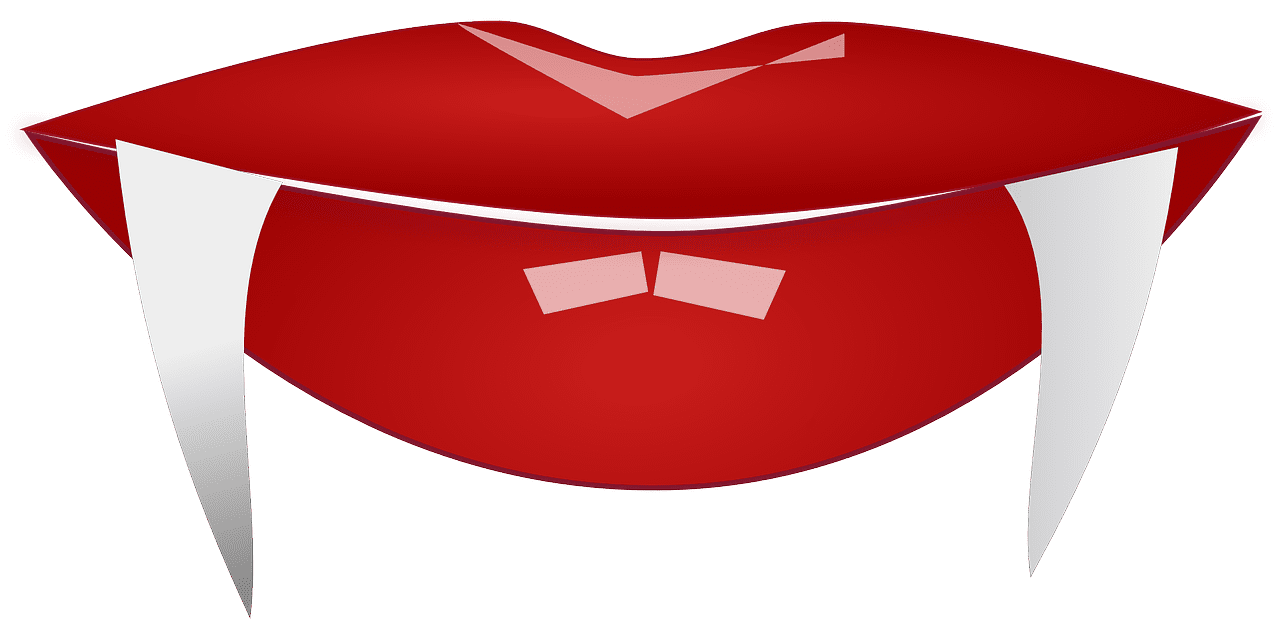 Vampire Lips Red Lip Gloss  - OpenClipart-Vectors / Pixabay