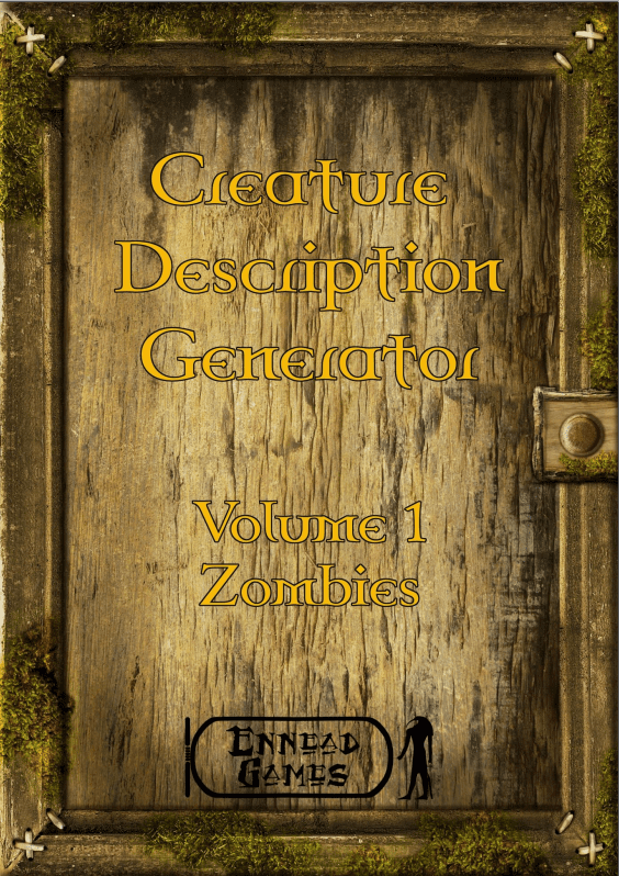 Creature Description Generator Volume 1 - Zombies