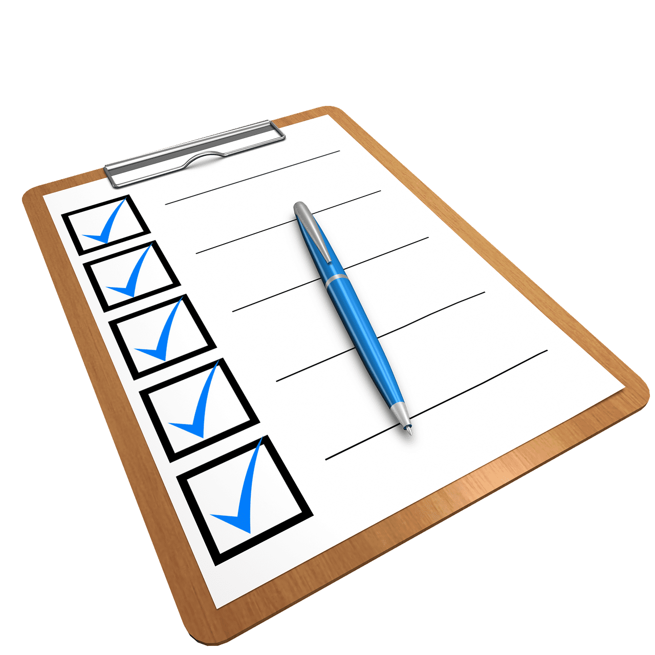 checklist clipboard questionnaire 1622517