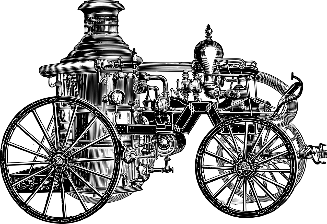 fire engine machine line art 5257208